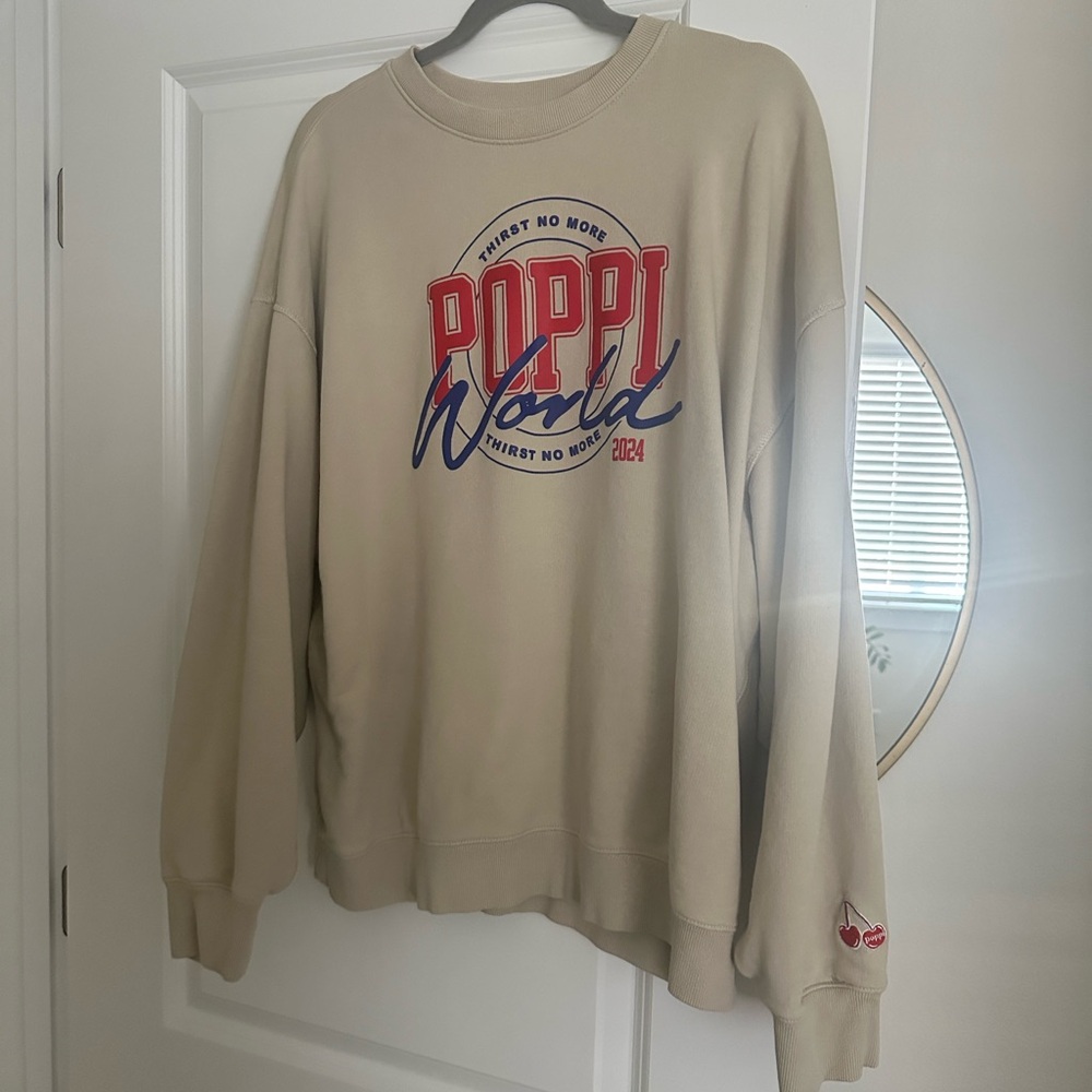 poppi World Crewneck Size L